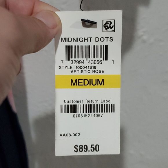 Bar III Floral Print Flounce Wrap Dress Maxi Length Size M - Picture 12 of 13